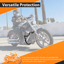 2018 - 2025 Harley Softail Low Rider/Street Bob/Fat Boy Black Highway Bar Front Engine Guard Crash Bar, Flat - Sharp Angle - Mofun - 90201070