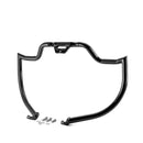 2018 - 2025 Harley Softail Low Rider/Street Bob/Fat Boy Black Highway Bar Front Engine Guard Crash Bar, Flat - Sharp Angle - Mofun - 90201070