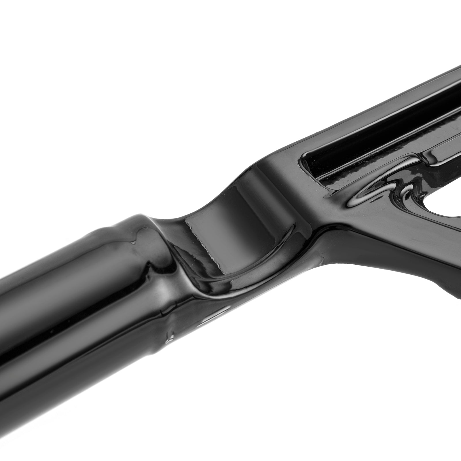 2018 - 2025 Harley Softail Low Rider/Street Bob/Fat Boy Black Highway Bar Front Engine Guard Crash Bar, Sharp Angle - Mofun - 90201072