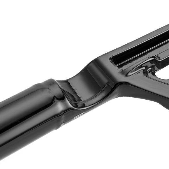 2018 - 2025 Harley Softail Low Rider/Street Bob/Fat Boy Black Highway Bar Front Engine Guard Crash Bar, Sharp Angle - Mofun - 90201072