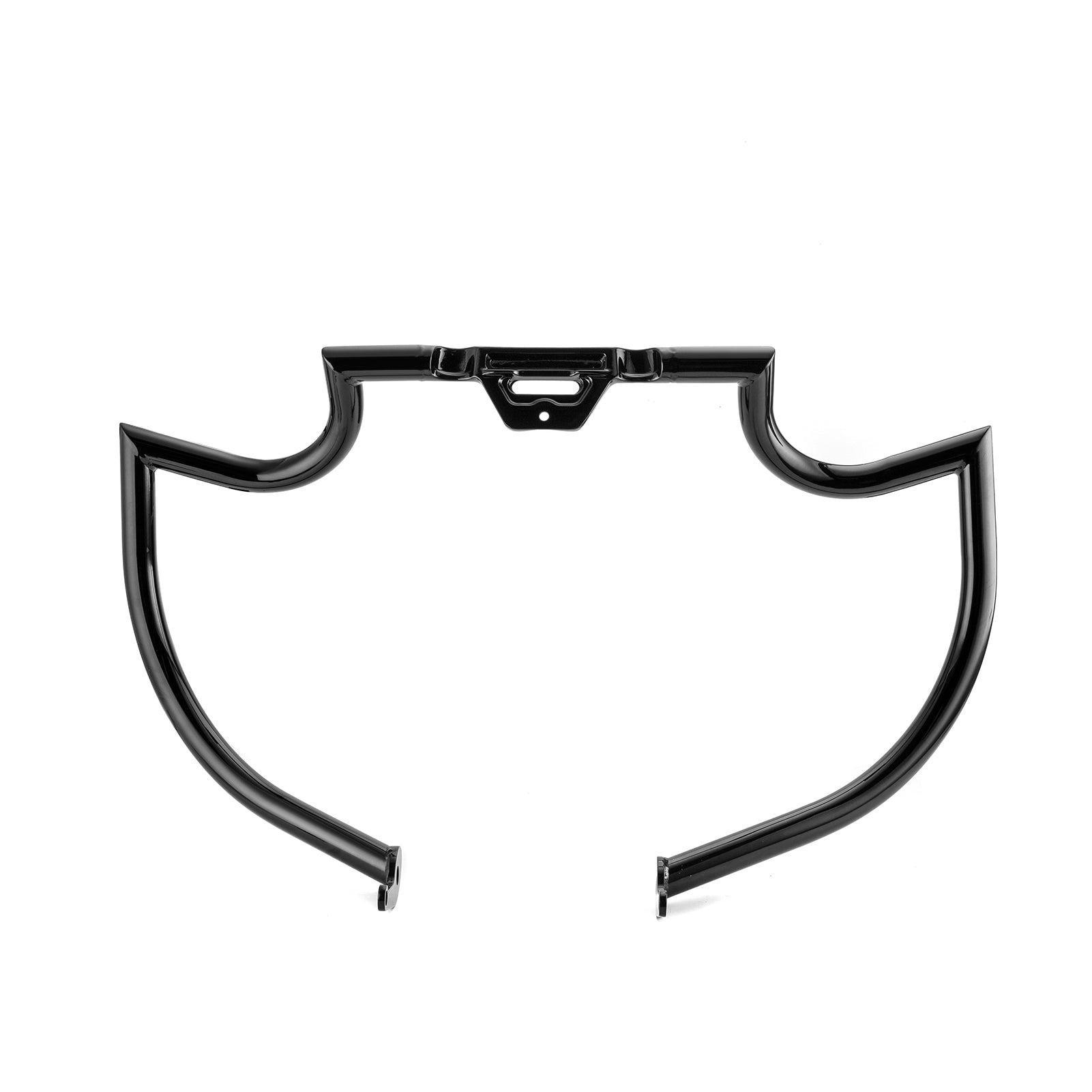 2018 - 2025 Harley Softail Low Rider/Street Bob/Fat Boy Black Highway Bar Front Engine Guard Crash Bar, Sharp Angle - Mofun - 90201072