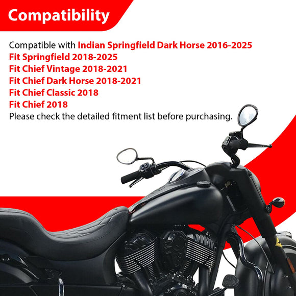 2018 - 2025 Indian Springfield & 2018 - 2021 Chief 14" Gloss Black APE Hanger Bar - Sharp Handlebar - Mofun - 90101574