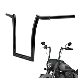 2018 - 2025 Indian Springfield & 2018 - 2021 Chief 14" Gloss Black APE Hanger Bar - Sharp Handlebar - Mofun - 90101574