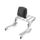 2018+ Harley Softail Breakout Fat Boy Passenger Backrest Sissy Bar Luggage Rack Kit - Mofun - HD064 - E+HD065 - E