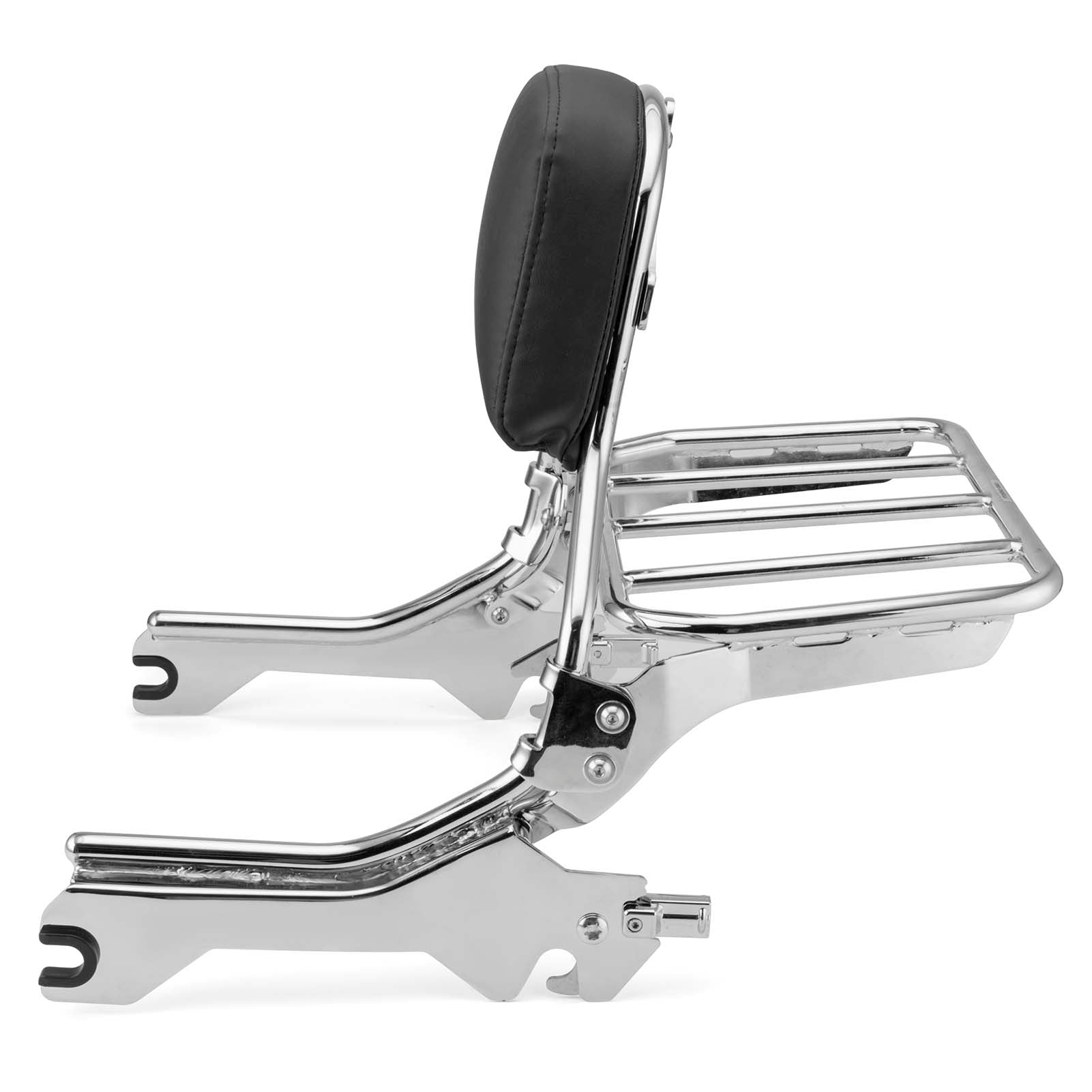 2018+ Harley Softail Breakout Fat Boy Passenger Backrest Sissy Bar Luggage Rack Kit - Mofun - HD064 - E+HD065 - E