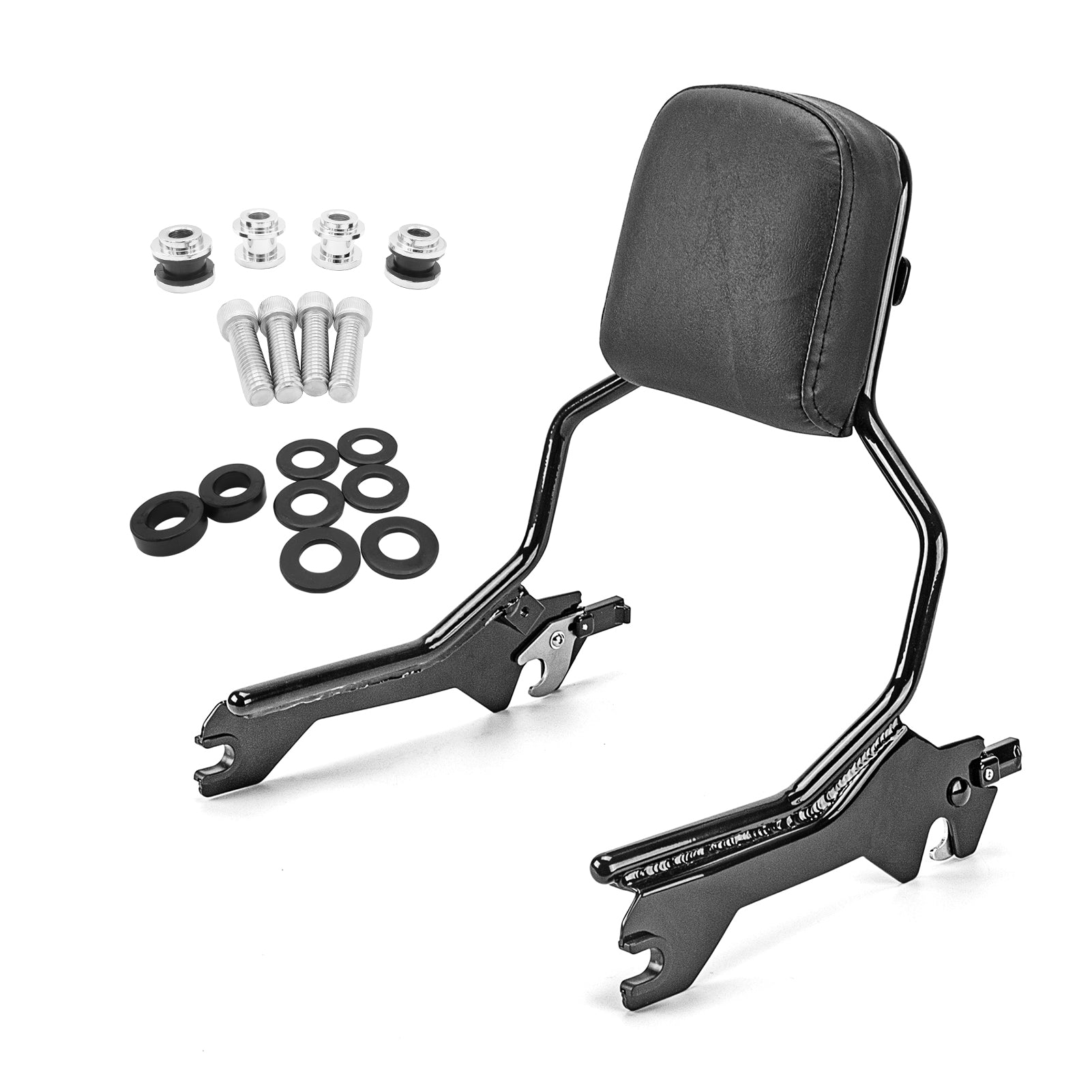 2018+ Harley Softail Fat Boy Breakout Passenger Backrest Sissy Bar & Docking Kit - Mofun - HD064 - B+HD043 - C