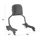 2018+ Harley Softail Fat Boy Breakout Passenger Backrest Sissy Bar & Docking Kit - Mofun - HD064 - B+HD043 - C