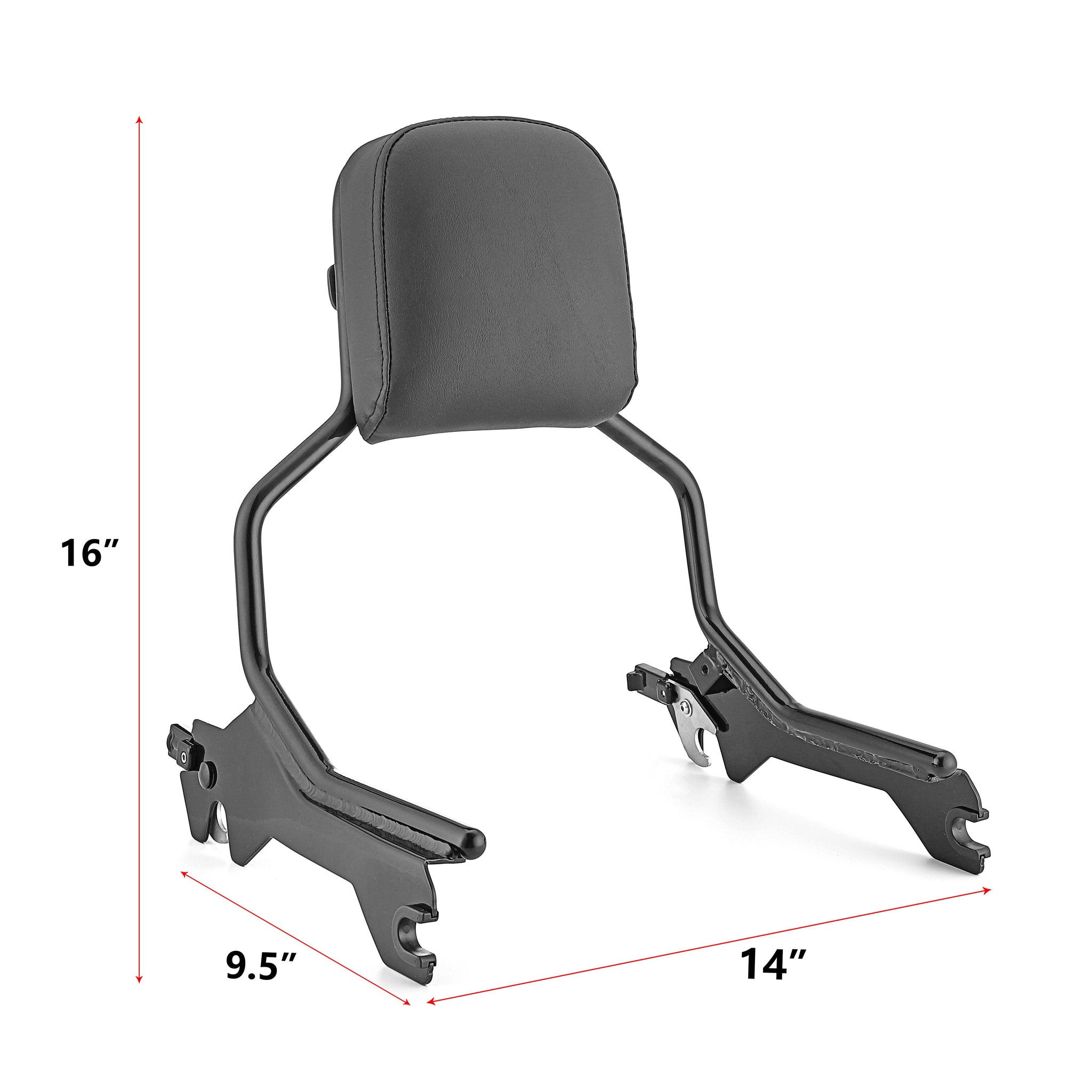 2018+ Harley Softail Fat Boy Breakout Passenger Backrest Sissy Bar & Docking Kit - Mofun - HD064 - B+HD043 - C