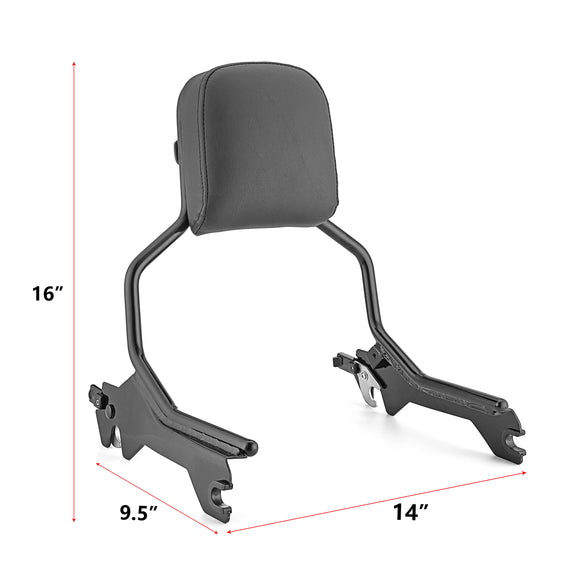 2018+ Harley Softail Fat Boy Breakout Passenger Backrest Sissy Bar & Docking Kit - Mofun - HD064 - B+HD043 - C