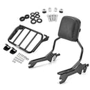 2018+ Harley Softail Fat Boy Breakout Passenger Backrest Sissy Bar Luggage Rack Docking Kit - Mofun - HD064 - B+HD065 - B+HD043 - C