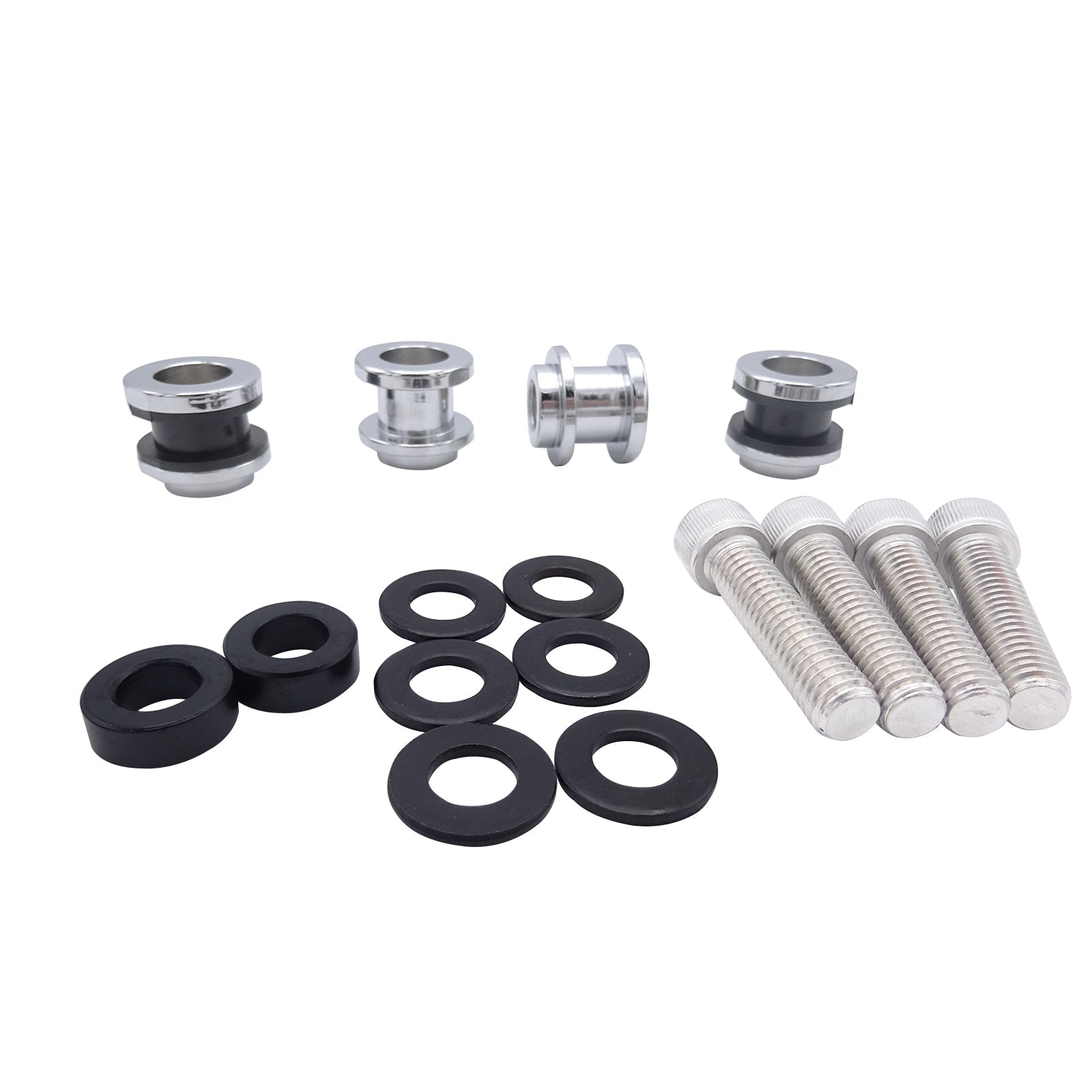 2018+ Harley Softail Fat Boy Breakout Passenger Backrest Sissy Bar Luggage Rack Docking Kit - Mofun - HD064 - B+HD065 - B+HD043 - C