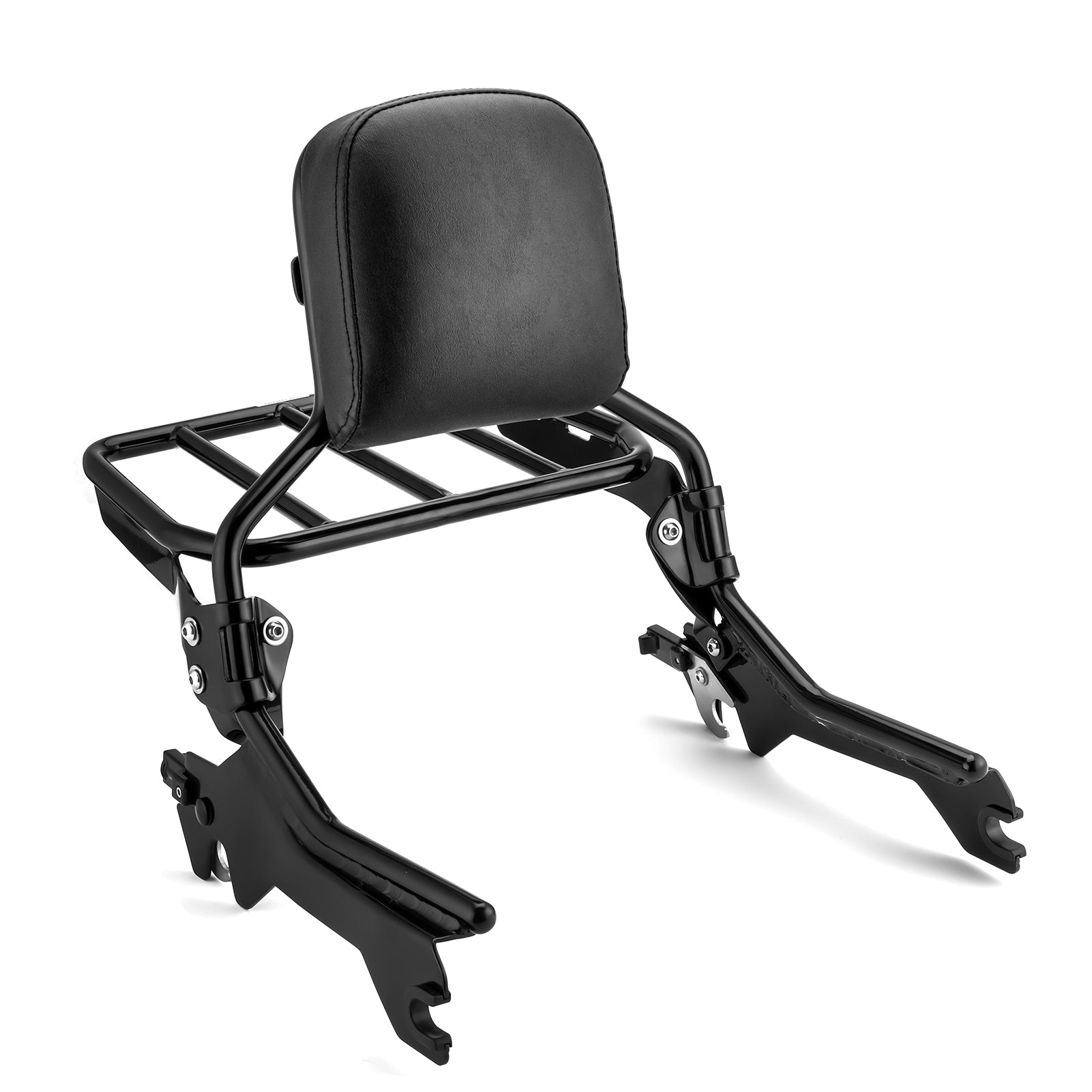 2018+ Harley Softail Fat Boy Breakout Passenger Backrest Sissy Bar Luggage Rack Docking Kit - Mofun - HD064 - B+HD065 - B+HD043 - C