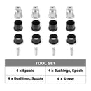 2019 - 2025 Indian Chieftain /Roadmaster /Challenger /Chief Dark Horse Tour Pack & Sissy Bar Docking Spools - Mofun - 90303027