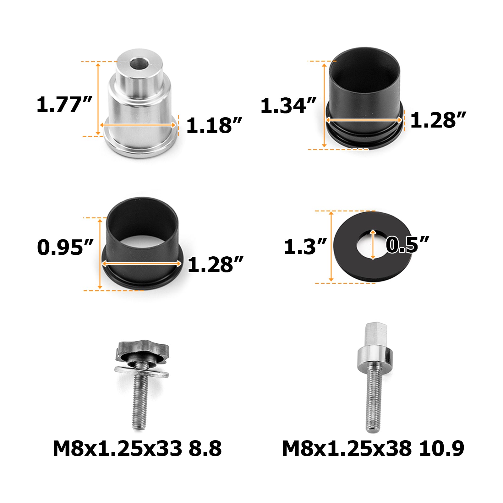 2019 - 2025 Indian Pursuit/ Chieftain/Challenger /Chief Dark Horse Saddlebag Quick Release Docking Spools Mount Kits - Mofun - 90303028