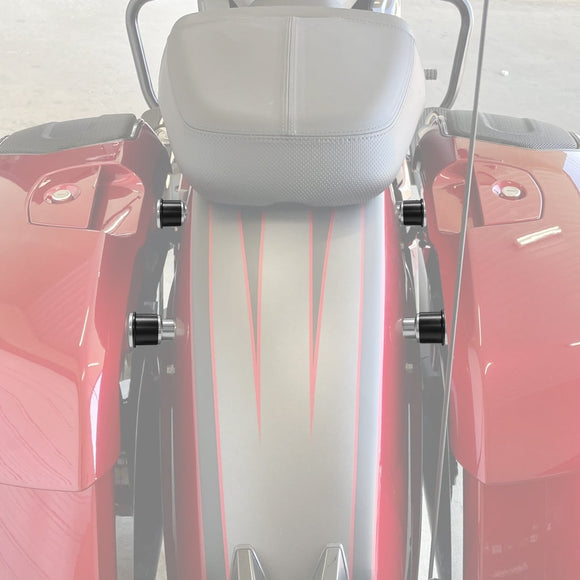 2019 - 2025 Indian Pursuit/ Chieftain/Challenger /Chief Dark Horse Saddlebag Quick Release Docking Spools Mount Kits - Mofun - 90303028