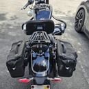 2020 - 2025 BMW R18 / R18 CLassic Gloss Black Multi - Purpose Adjustable Passenger/Driver Backrest - Mofun - 90302180