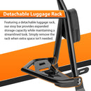 2020 - 2025 BMW R18/R18 CLassic Gloss Black 26.3" Height Sharp Angle Passenger Backrest Sissy Bar with Luggage Rack - Mofun - 90302187