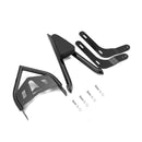 2020 - 2025 BMW R18/R18 CLassic Gloss Black 26.3" Height Sharp Angle Passenger Backrest Sissy Bar with Luggage Rack - Mofun - 90302187