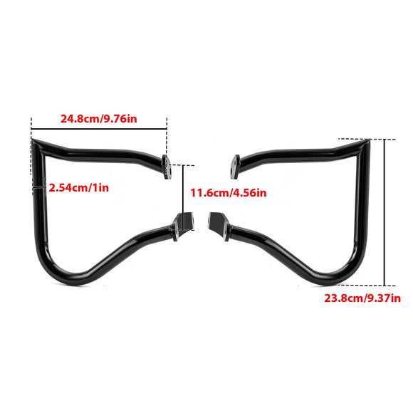2020 - 2025 Harley Softail Low Rider / Heritage Softail Classic Sharp Rear SaddleBag Crash Bar - Mofun - 90202032