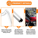 2020+ Indian Challenger Chrome Bagger Handlebar 1.5" Bar Diameter | 14" Rise - Mofun - 90101421