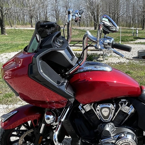 2020+ Indian Challenger Chrome Bagger Handlebar 1.5" Bar Diameter | 14" Rise - Mofun - 90101421