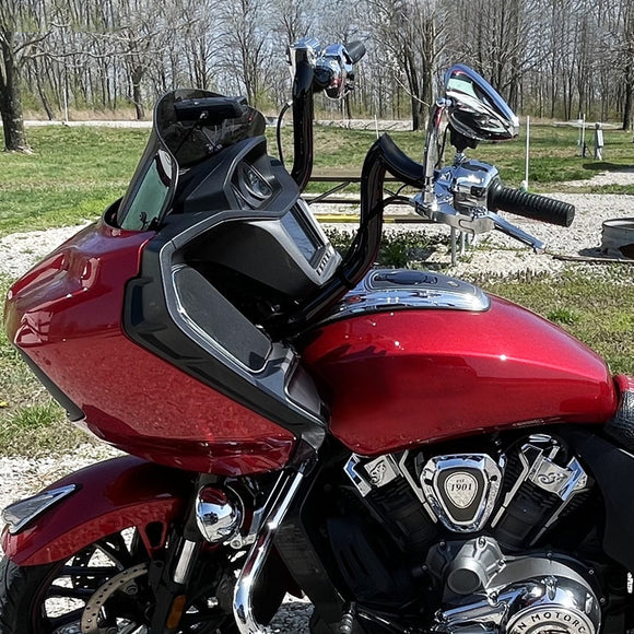 2020+ Indian Challenger Gloss Black Bagger Handlebar 1.5" Bar Diameter | 14" Rise - Mofun - 90101422