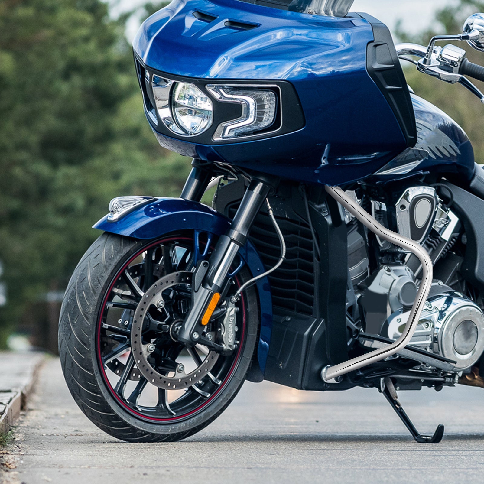 2020 - UP Indian Challenger Front Protect Engine Guard Highway Crash Bar - Mofun - 90201017