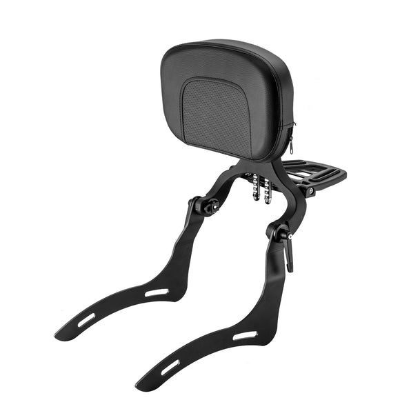 2021 - 2025 Honda Rebel 1100 CMX 1100 Matte Black Multi - Function Foldable Passenger Driver Backrest - Mofun - 90302168