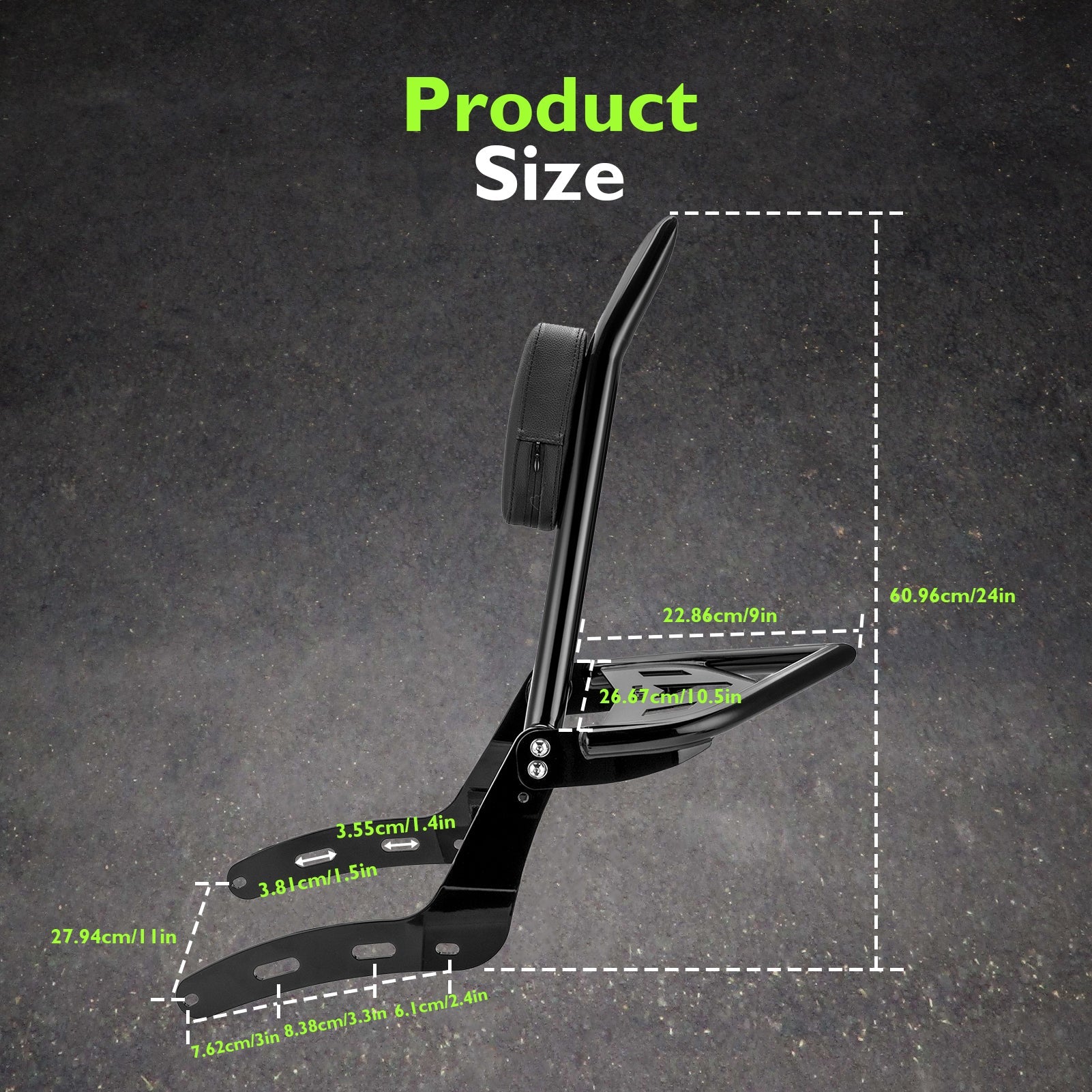 2021 - 2025 Honda Rebel 1100 Gloss Black 27.2