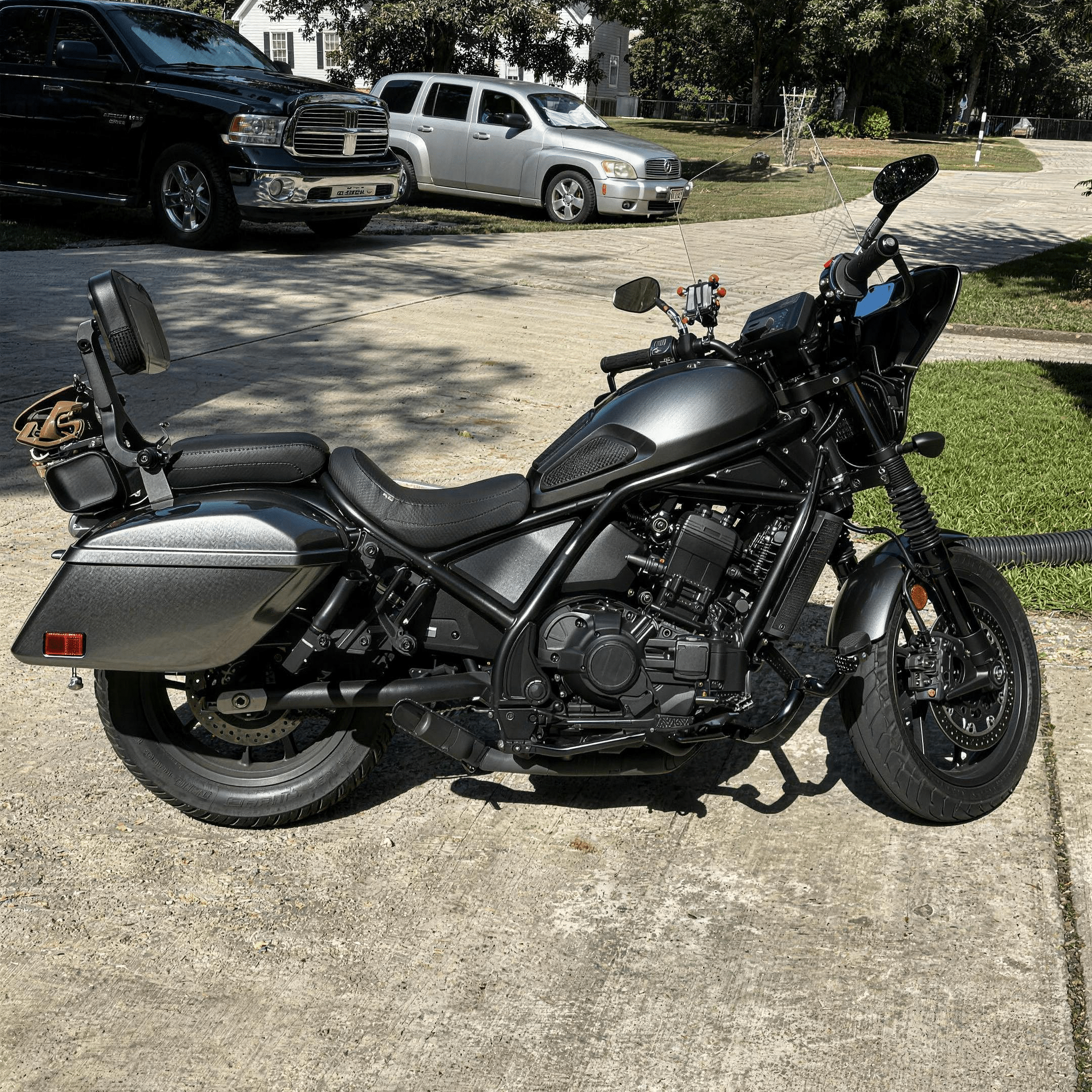 2021-2026 Honda Rebel 1100 Matte Black Multi-Function Foldable