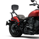 2022 - 2024 Indian Chief Matte Black Multi - Purpose Adjustable Foldable Backrest Sissy Bar - Mofun - 90302163