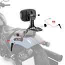 2022 - 2024 Indian Chief Matte Black Multi - Purpose Adjustable Foldable Backrest Sissy Bar - Mofun - 90302163