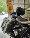 2022 - 2024 Indian Chief Matte Black Multi - Purpose Adjustable Foldable Backrest Sissy Bar - Mofun - 90302163