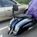 2022 - 2025 BMW R18 Bagger/ Roctane/ Transcontinental Gloss Black Multi - Purpose Adjustable Backrest - Mofun - 90302181