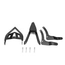 2022 - 2025 Indian Chief/Sport Chief/Super Chief Gloss Black 28" Sharp Angle Passenger Backrest Sissy Bar with Luggage Rack - Mofun - 90302183