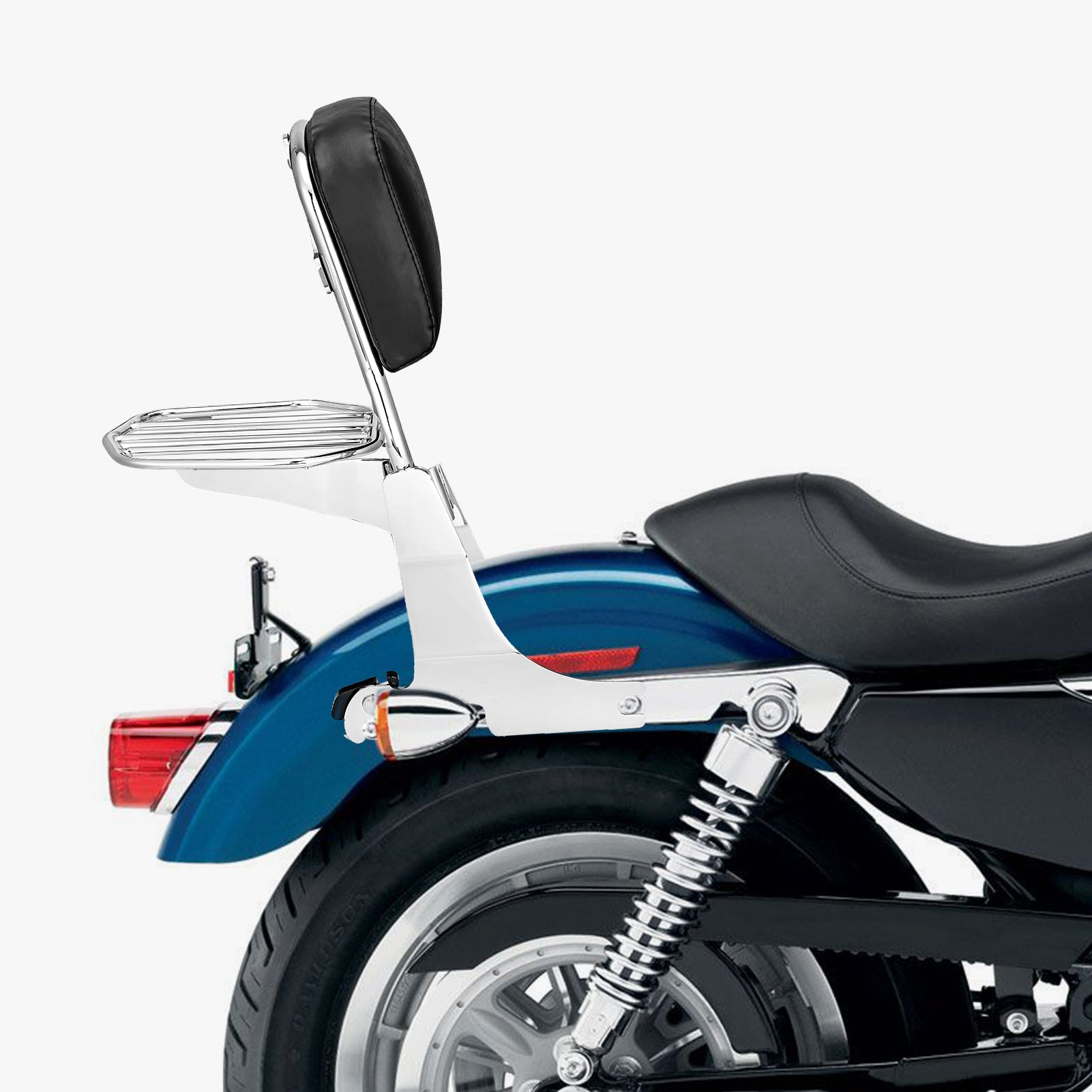 2004-2023 Harley Sportster XL 883 XL1200 Detachable Sissy Bar Passenger Backrest