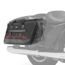 Black Oxford&Leather Red Flame Saddlebag Organizer Liners Bag for 1993 - 2024 Harley Touring Hard Saddlebag - Mofun - 90209022