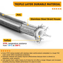 71" ABS Upper Hydraulic Front Brake Line Kit for 2008 - 2013 Harley Touring ABS (for 16" - 18" Handlebar) - Mofun - 90110063