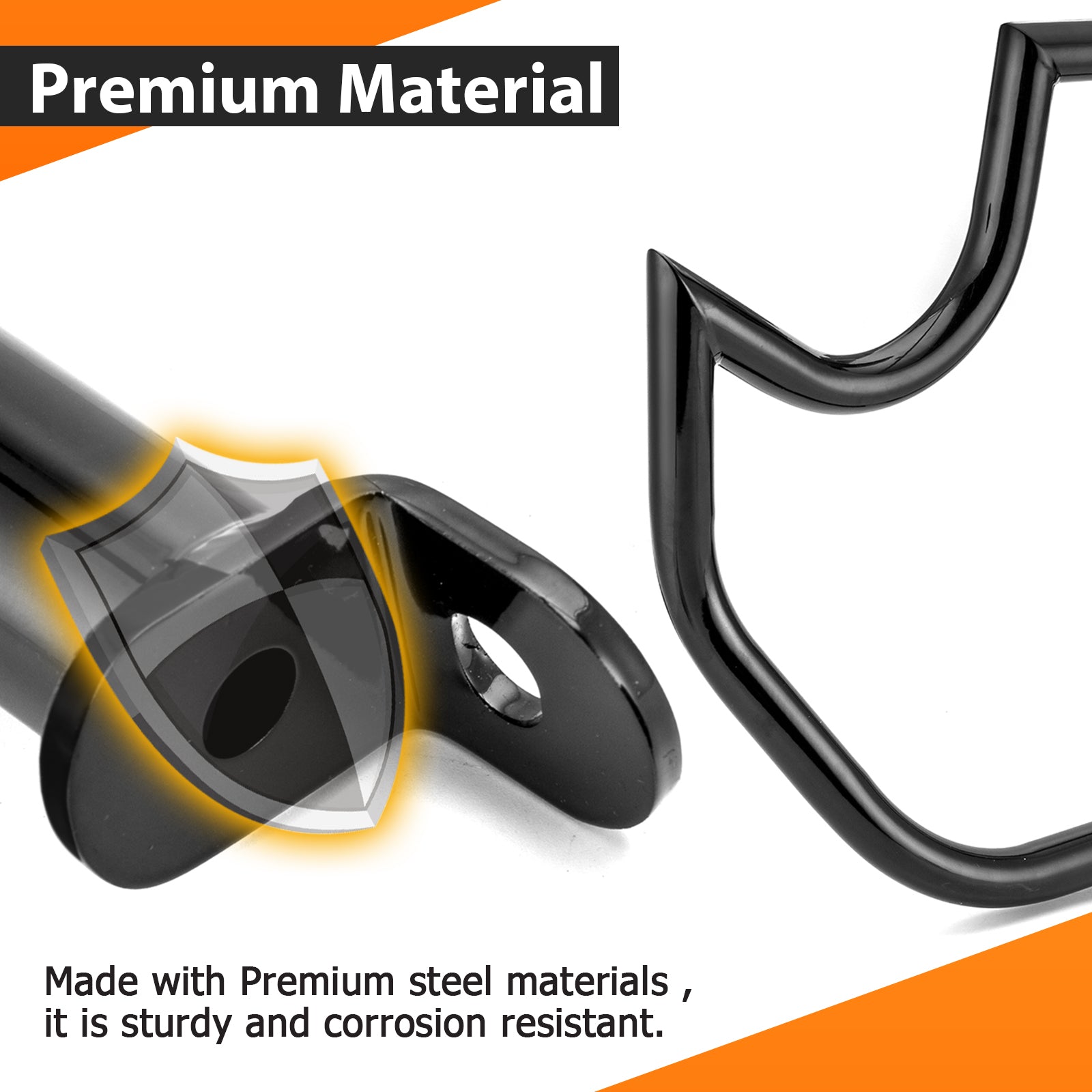 Steel Front Highway Engine Guard Crash Bar for 2004 - 2022 Harley Sportster XL 883 1200 - Mofun - 90201095