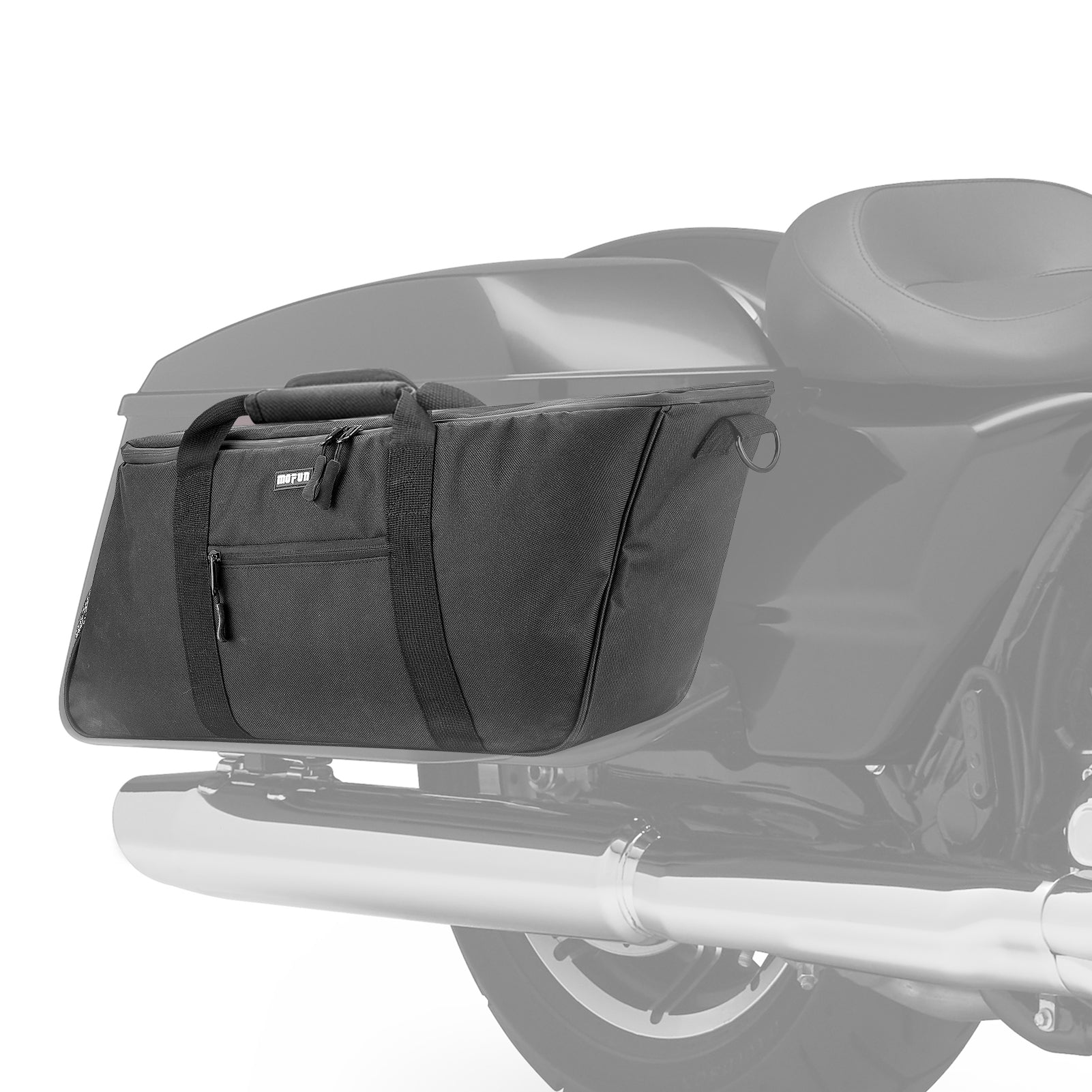 Black PEVA Waterproof, Thermal, Insulation Saddlebag Cooler Laggage for 1993-2024 Harley Touring Hard Saddlebag