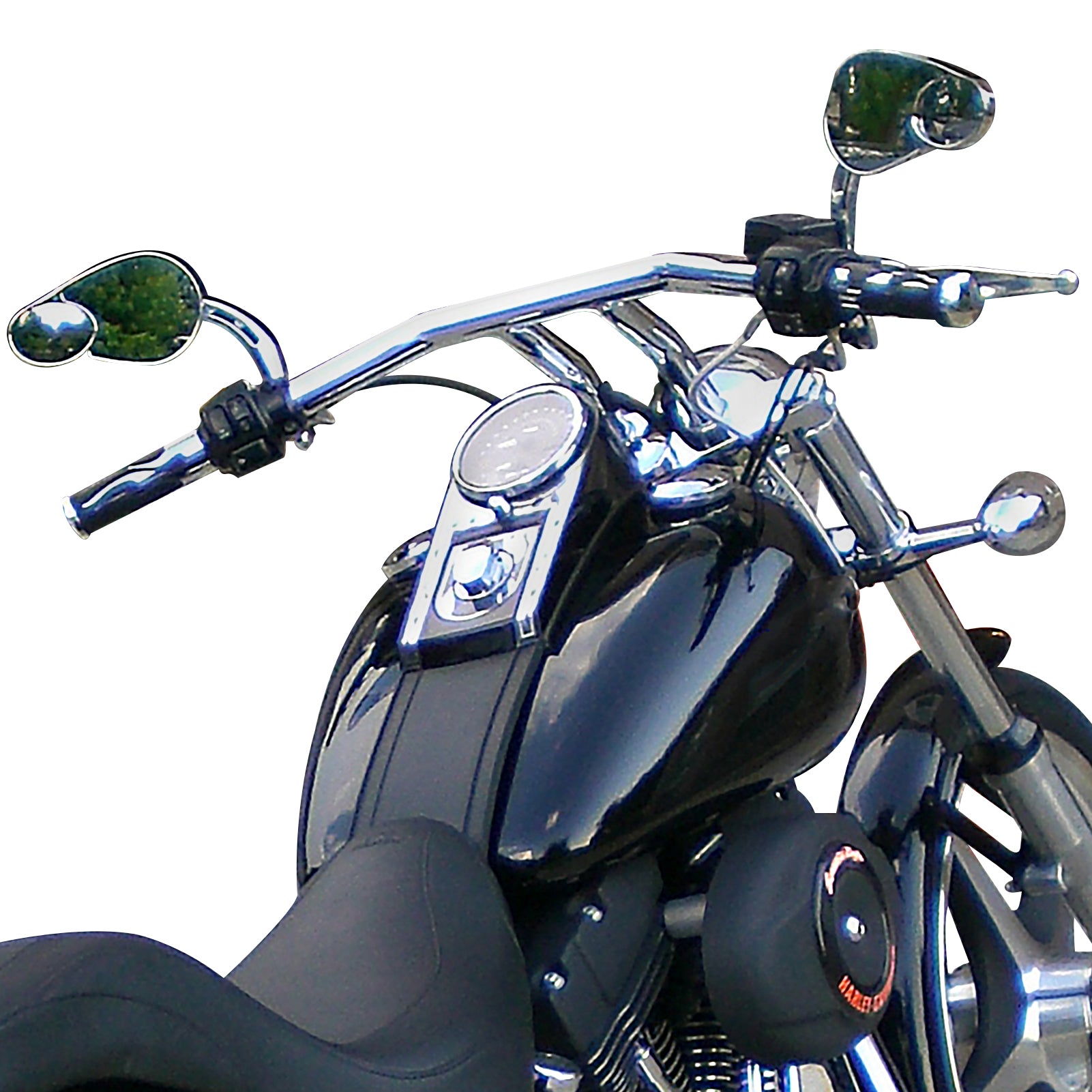 1996-2023 Harley Davidson Triple Chrome 6" Rise T-Bar Handlebar
