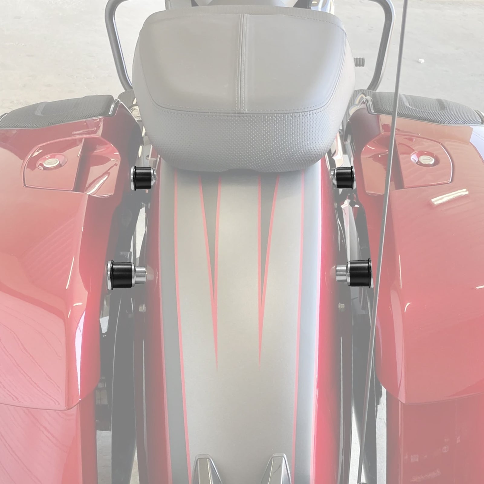 2019-2024 Indian Pursuit/ Chieftain/Challenger /Chief Dark Horse Saddlebag Quick Release Docking Spools Mount Kits