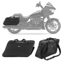 Pair Black Oxford Saddlebag Organizer Liners Bag for 1993 - 2024 Harley Touring Hard Saddlebag - Mofun - 90209021