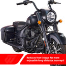 For 2017-2026 Indian Roadmaster/Chieftain/Springfield Gloss Black Front Engine Guard & Rear Crash Bar-3