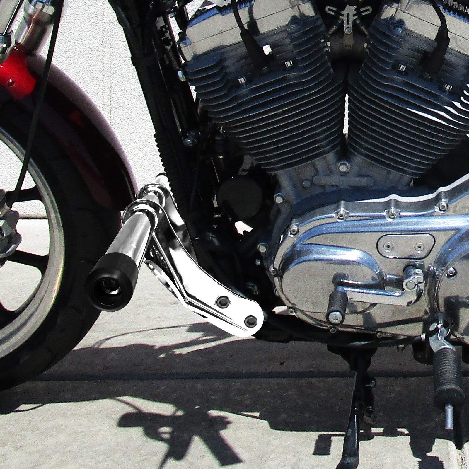 2004-2023 Harley Sportster 883 1200 Chrome Metal Solid Steel Front Highway Engine Guard Crash Bar