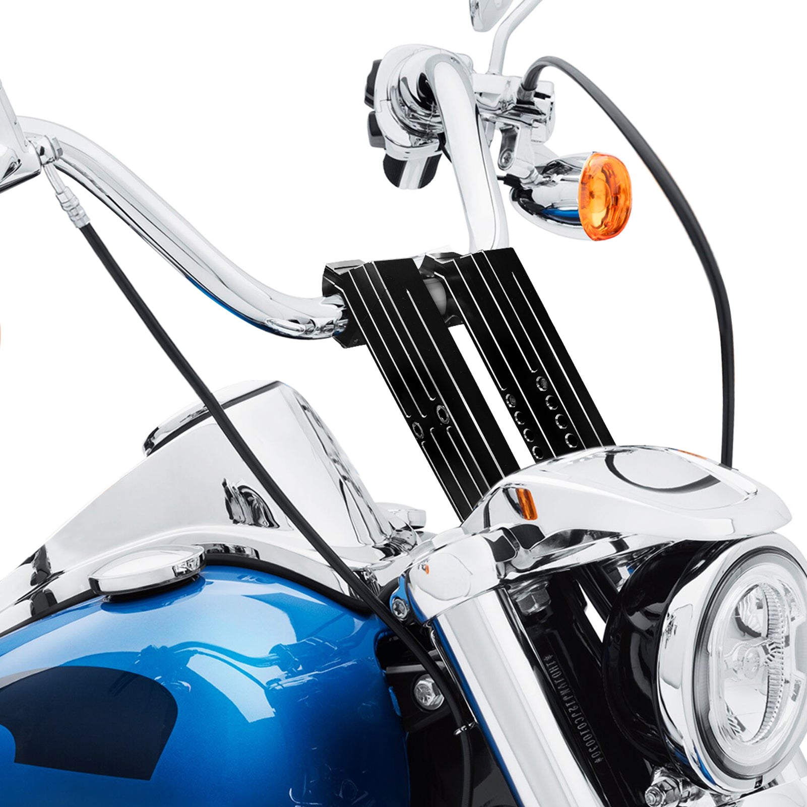 Harley Touring Road King Sportster 1000 1200 883 Adjustable 6"-8" Height 1" Clamp Diameter Handlebar Riser