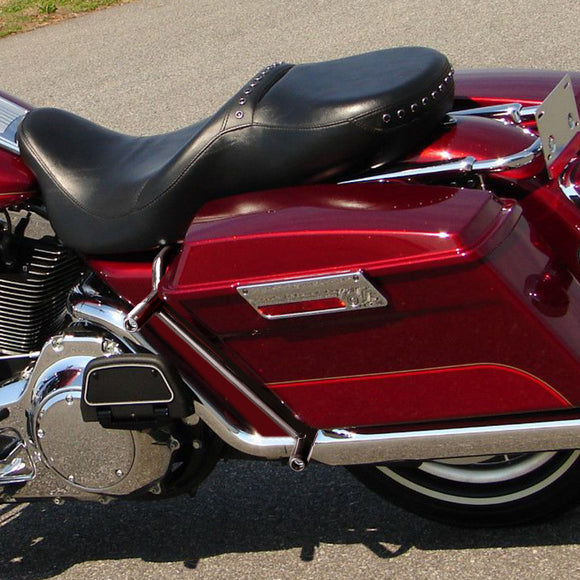 Gloss Black Rear SaddleBag Guards Crash Bar for 1997 - 2008 Harley Road King/Road Glide/Electra Glide - Mofun - 90202031