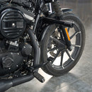 For 2004-2022 Harley Sportster 883 1200 Gloss Black Front Highway Engine Guard Crash Bar-8