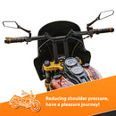 Gloss Black Steel 10"/12" Rise Sharp T - Bars Handlebar 1996 - 2024 Harley - Davidson Dyna, Softail and Sportster - Mofun - 90101634