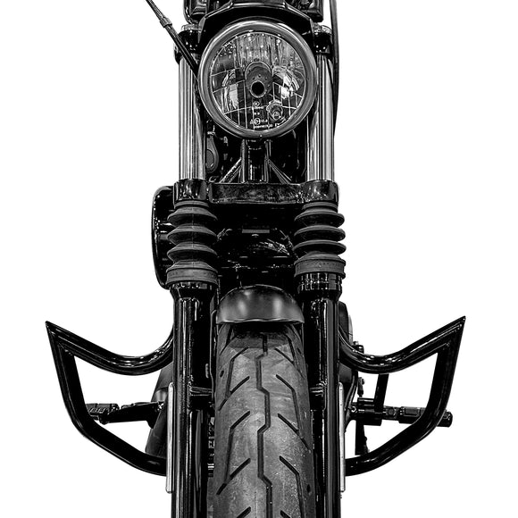 Steel Front Highway Engine Guard Crash Bar for 2004 - 2022 Harley Sportster XL 883 1200 - Mofun - 90201095